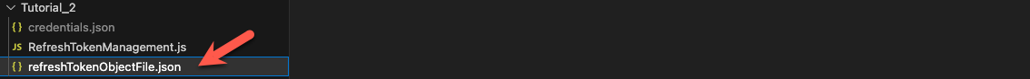 RefreshTokenObjectFile.json added.
