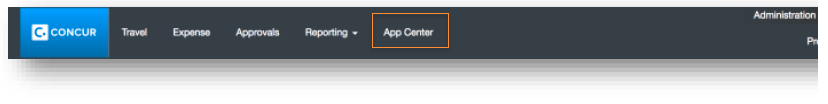 SAP Concur App Center Enabled Image